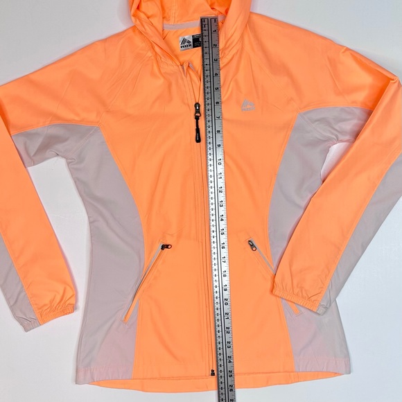 RBX Performance Neon Tangerine Color Windbreaker Hoodie S - Picture 7 of 8